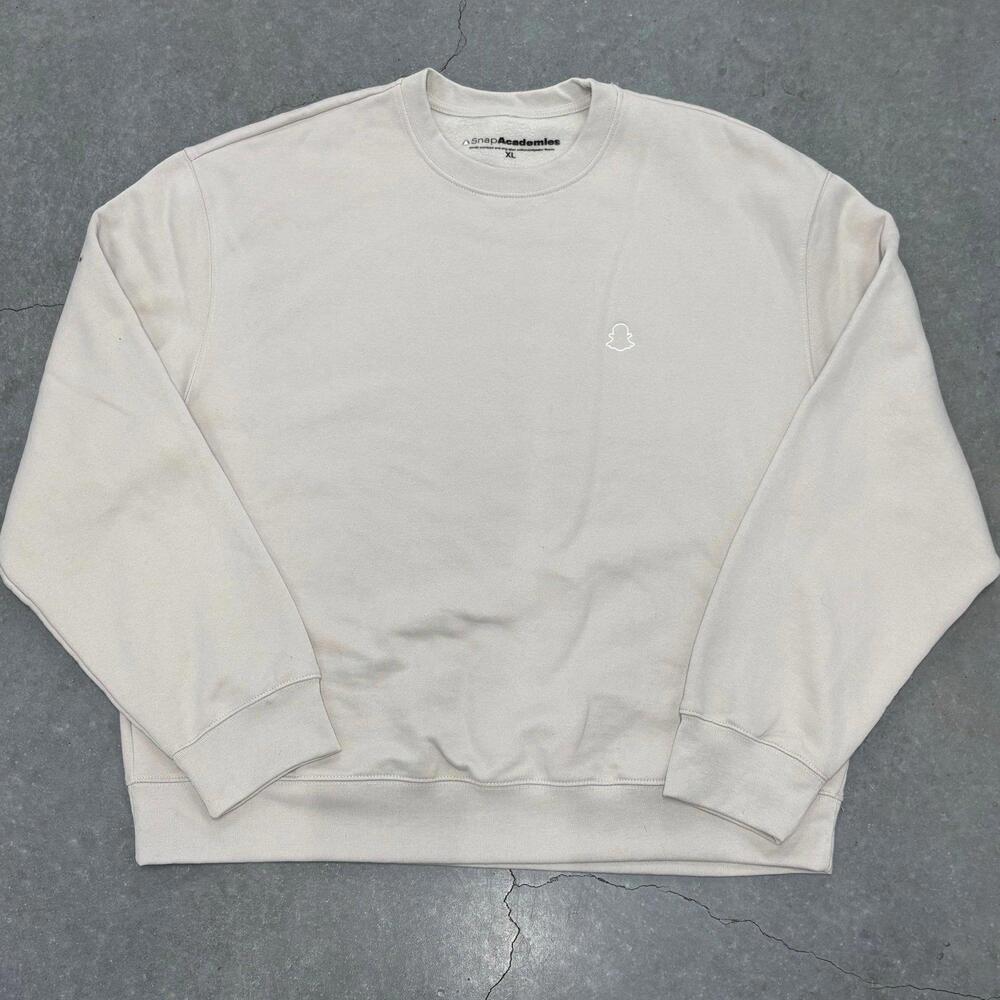 Snapchat Academies Embroidered Logo Crewneck Sweater